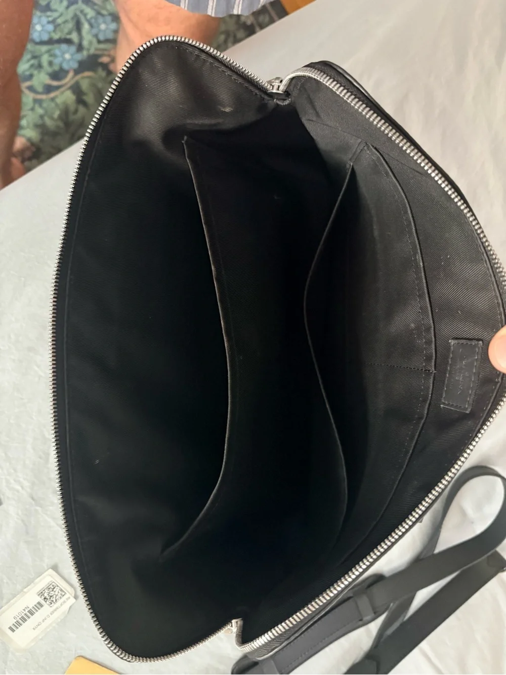 Louis Vuitton Black Damier Laptop Briefcase